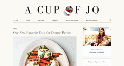 Desktop Screenshot of cupofjo.com